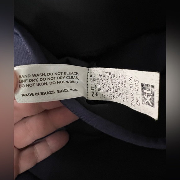 Squeem Rio Active Leggings XL Compression Shape wear Blue Black - Picture 5 of 5